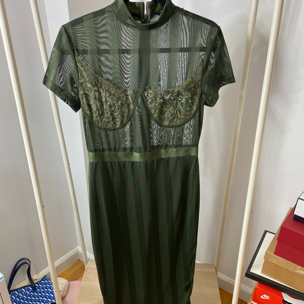 Olive green pretty little thing dress